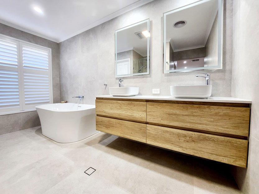 After Photo of Bathroom Renovation by Ceramico Tiles & Bathrooms Perth WA