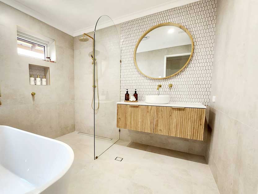 After Photo of Bathroom Renovation by Ceramico Tiles & Bathrooms Perth WA